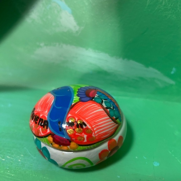 MEXICANA Colorful Bird Trinket Box - Blue, Green, Red, Orange - Picture 8 of 12